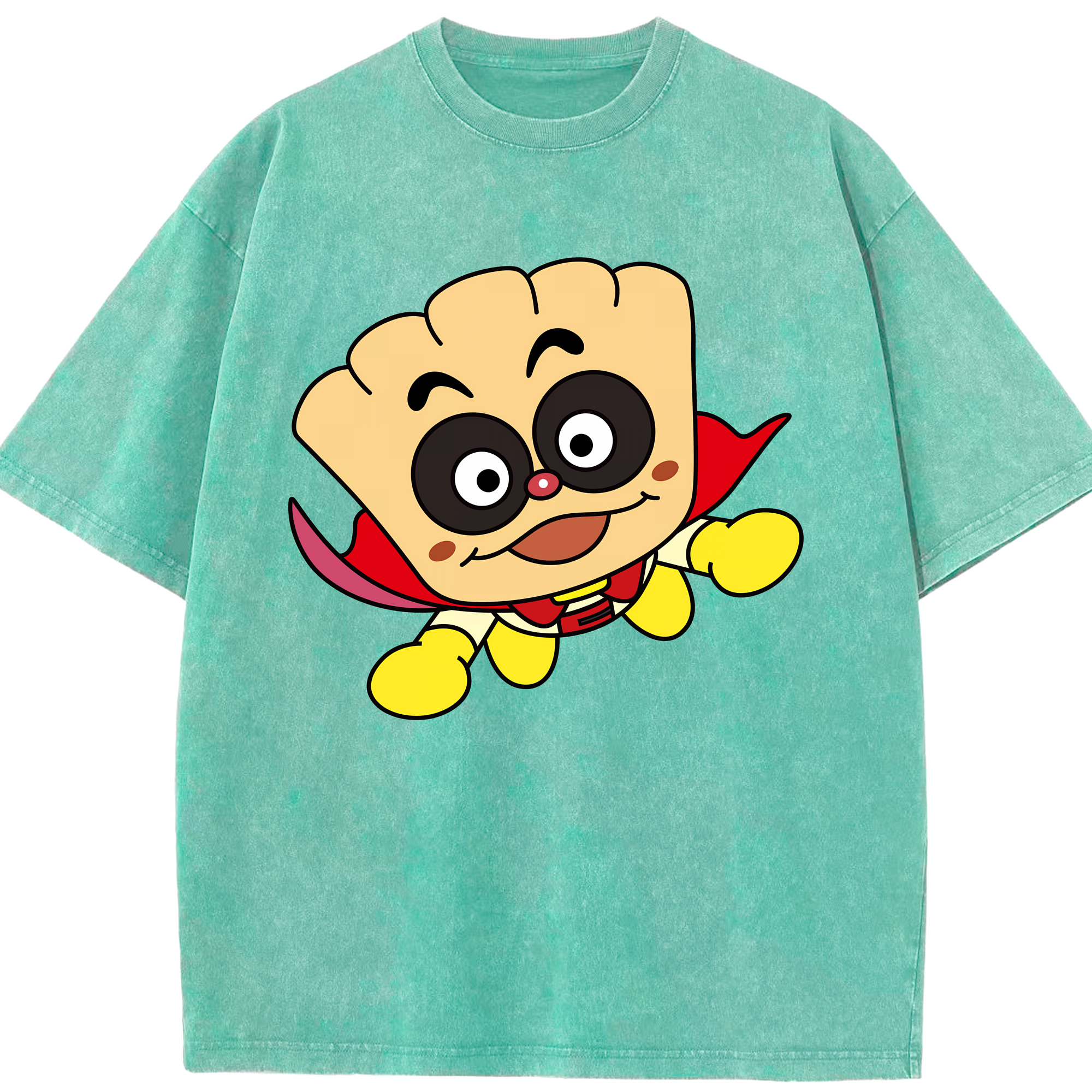 （画像用） アンパンマン Anpanman 綿100% ヴィンテージ風 半袖Tシャツ（フロントプリント）